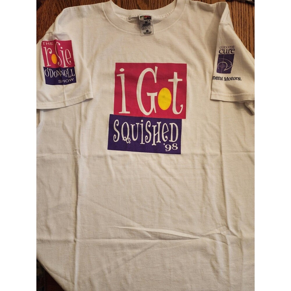 The Rosie O Donnell Show T-Shirt Vintage 90s Talk Show White Cotton XL